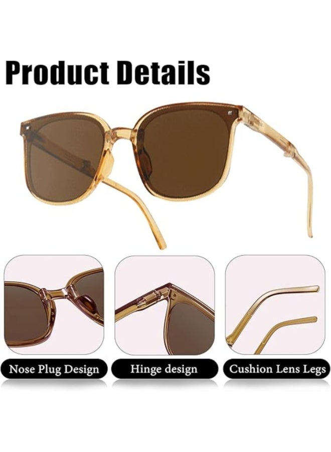 اسرلي وايت نظارات شمسية محمولة للأطفال، مستقطبة، حماية من الأشعة فوق البنفسجية UV400+، مع حافظة تخزين، قابلة للطي، مناسبة للأولاد والبنات. - Image 2